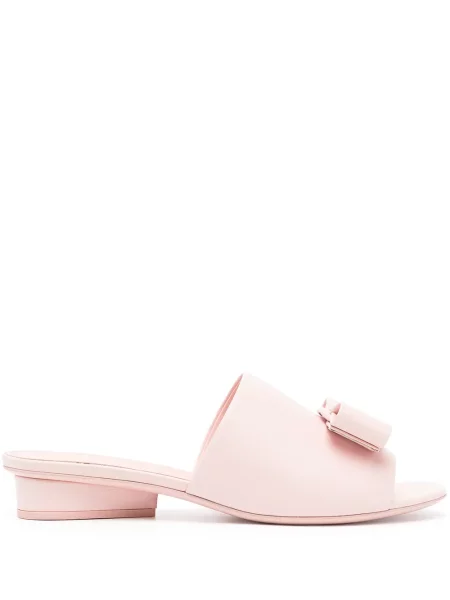 Sandale Ferragamo slip-on roz