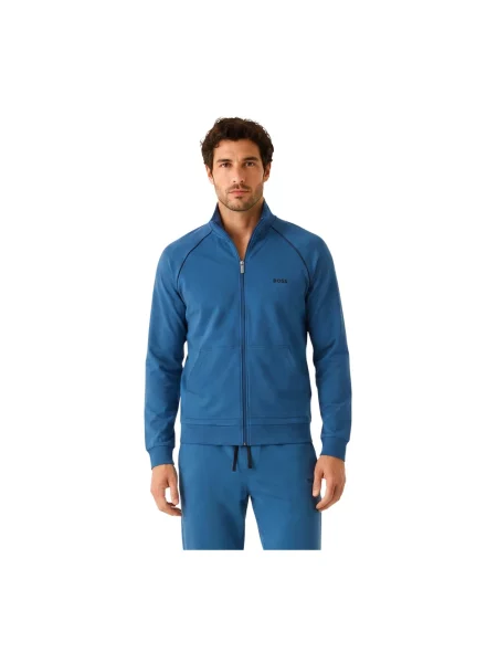 BOSS Bluza Mix&Match niebieski