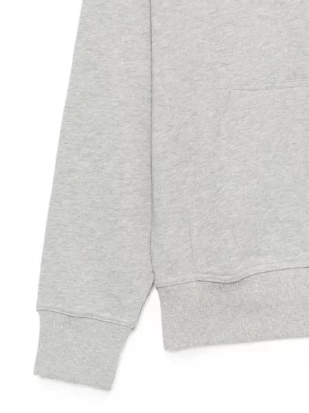 Bluza z kapturem Boss z nadrukiem szara