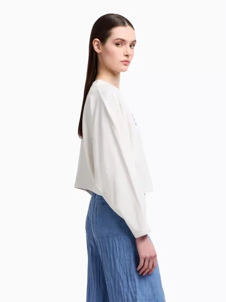 Свитшот Emporio Armani белый