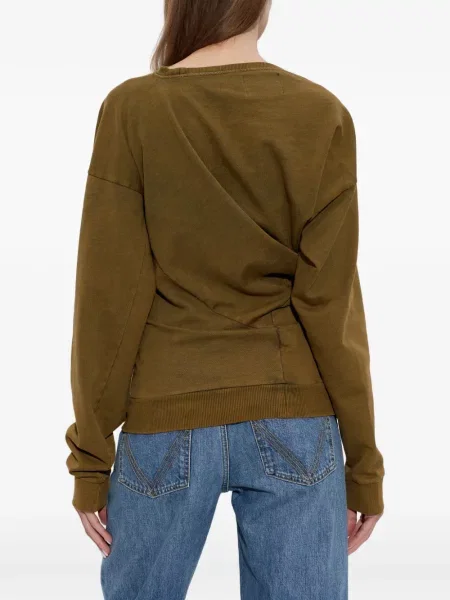 Bluza Vivienne Westwood z naszywkami zielona