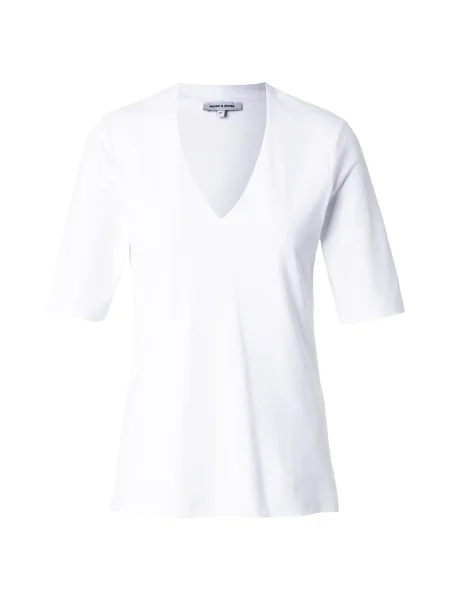 MORE & MORE Tricou alb