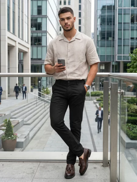 Pantaloni Dstreet negru
