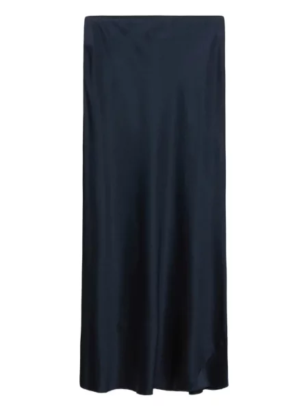 Fustă midi Dorothee Schumacher până la genunchi albastru