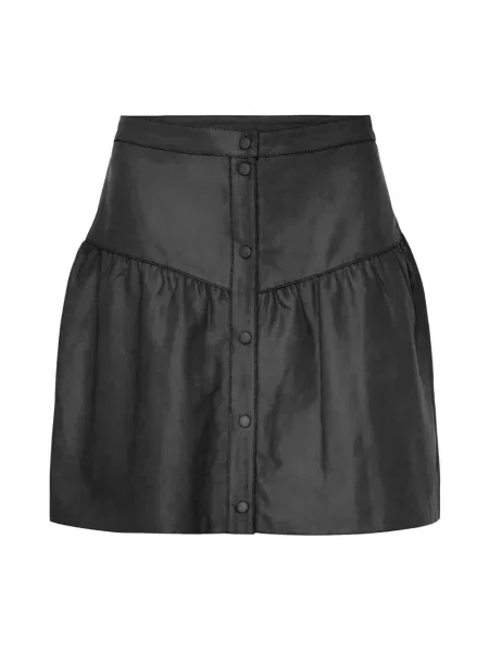 Spódnica skórzana Notyz czarna