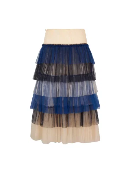 Spódnica Elisabetta Franchi z wysoką talią tiulowa