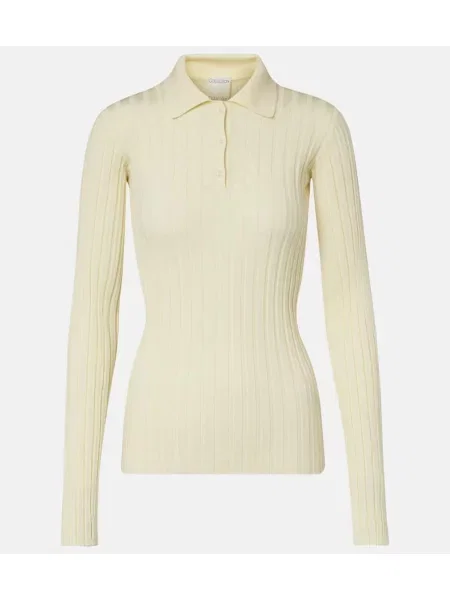 Pulover Calvin Klein de lână cu chihlimbar galben