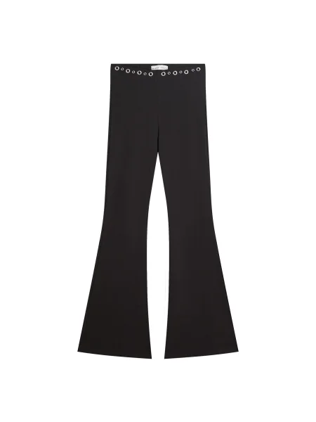 Bershka Hlače črna