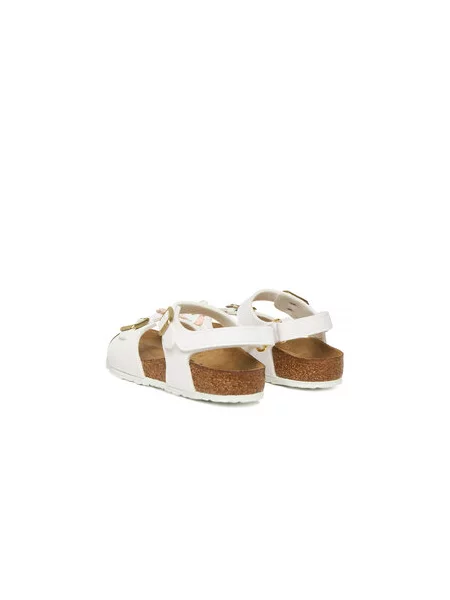Basutės Birkenstock Rio Flowers As Kids S balta