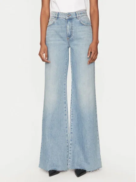 Marella Blugi Wleg Wide Leg albastru