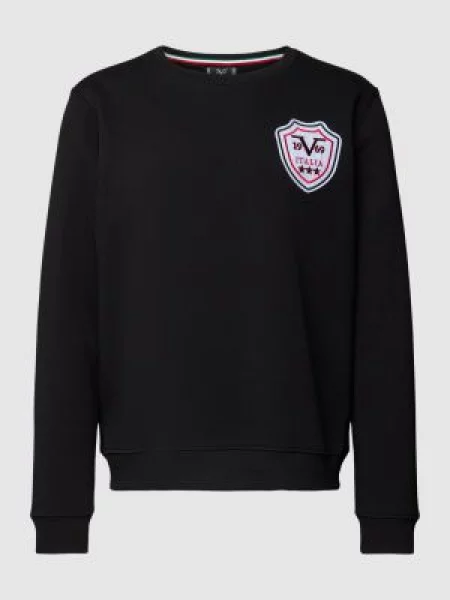 Bluza z detalem z logo model ‘Matti’ 19v69 Italia czarna
