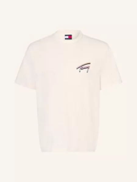 Tommy Jeans Tričko krémová