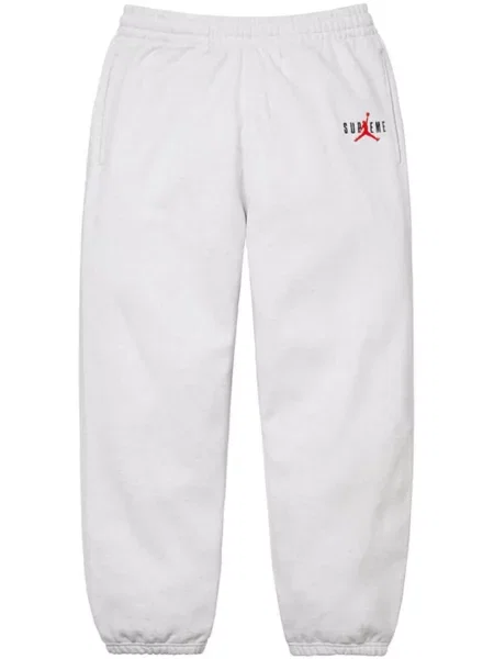 Pantaloni Supreme alb