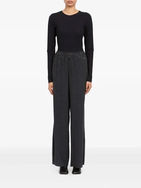 Hlače Mm6 Maison Margiela siva
