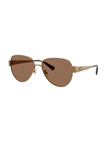COACH Ochelari de soare deschis galben