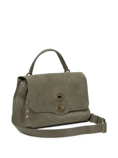 Geantă shopper Zanellato din piele verde