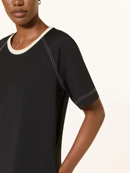 Weekend Max Mara Jerseyové Šaty Oscuri černá bílá