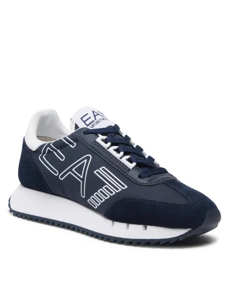 Кросівки Emporio Armani Black & White Vintage navy/ white білі