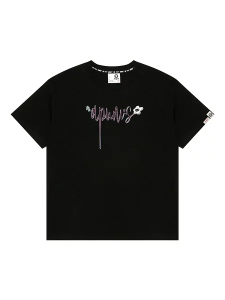 Tricou Aape By A Bathing Ape cu imagine negru