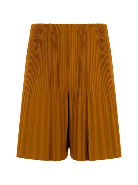 Pantaloni scurți Issey Miyake maro