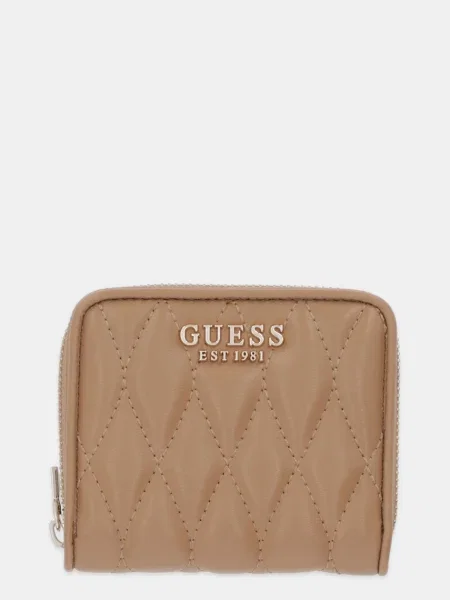 Портмоне Guess VALLA кафяво
