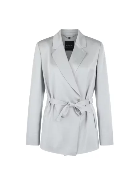 Marynarka Marc Cain biznesowa kopertowa szara