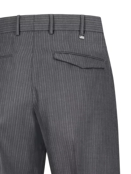 Pantaloni Pt Torino cu dungi gri
