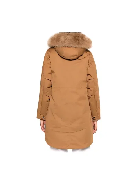 Parka Woolrich beżowa