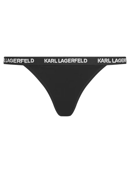 Karl Lagerfeld Slip negru / natural alb