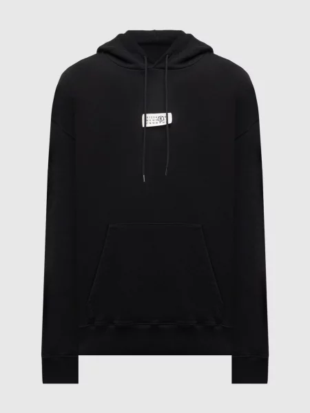 Худі з нашивкою емблеми Maison Margiela Mm6 чорне