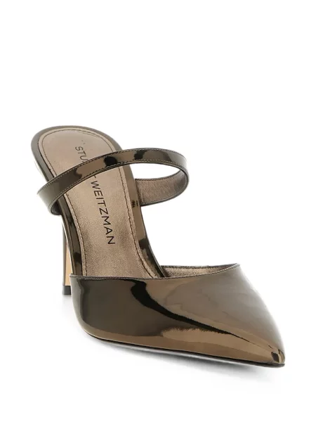 Papuci tip mules Stuart Weitzman maro
