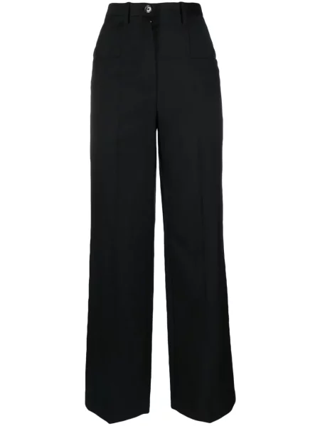 Pantaloni Sonia Rykiel de lână negru