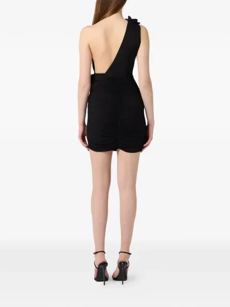 Rochie mini Philipp Plein cu un umăr gol negru