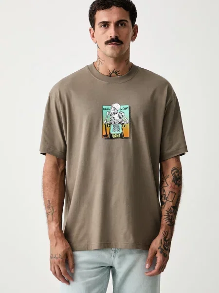 Vans T-shirt beżowa