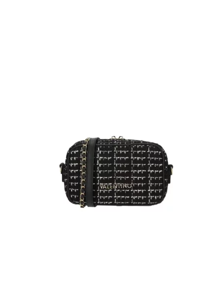 Torebka Valentino Bags tweedowa czarna