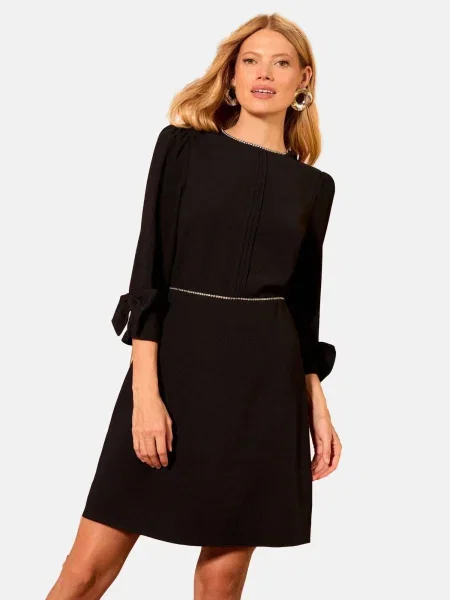 Love & roses Obleka črna