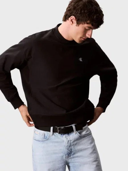 Махровый свитшот Calvin Klein Jeans черный