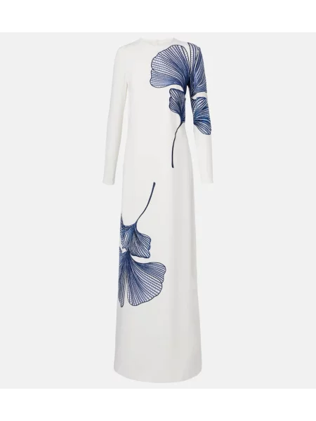 Rochie Costarellos cu broderie alb