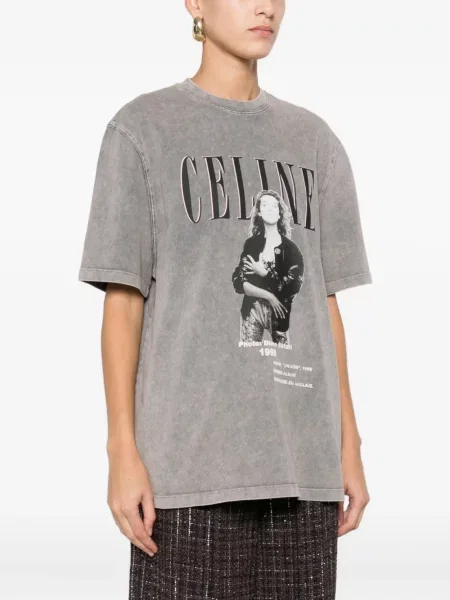 Majica Maje s printom siva