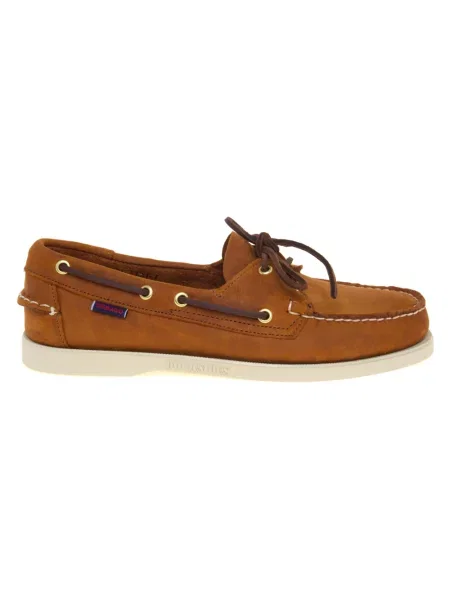 Półbuty Sebago skórzane brązowe