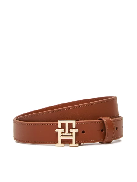 Tommy Hilfiger remen za žene kožni smeđa
