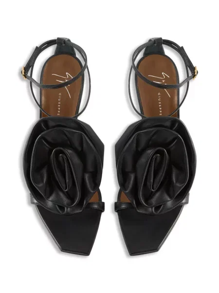 Gėlėtos sandalai Giuseppe Zanotti juoda