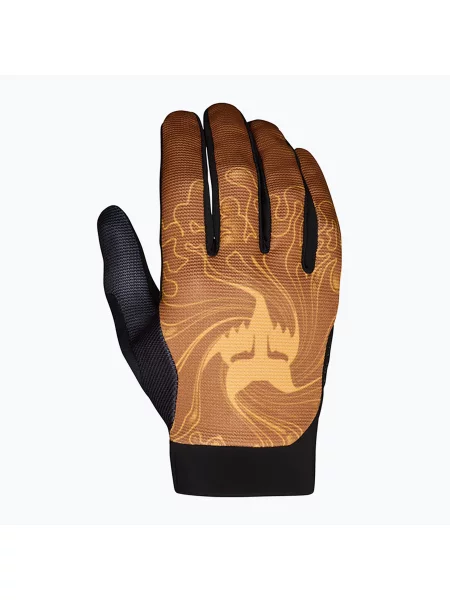 Cyklistické rukavice Fox Racing Ranger Frequency tangerine oranžové