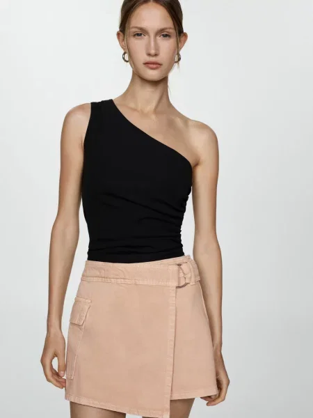 MANGO Спідниця міні Світло-рожевий рожева