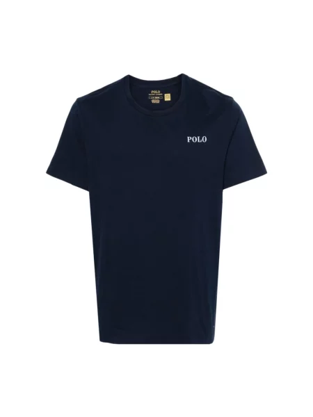 Polo Ralph Lauren t-shirt granatowy z nadrukiem niebieska