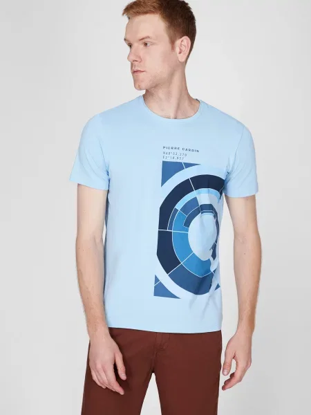 Футболка Pierre Cardin блакитна