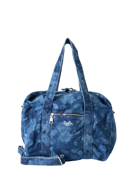 Lala Berlin Geantă de scutece Muriel denim / deschis albastru