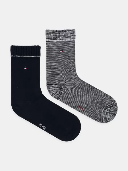 Чорапи Tommy Hilfiger 2 чифта тъмносиньо