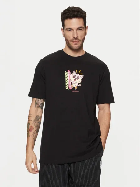 Тениска adidas Originals TS KAWAII с принт черно