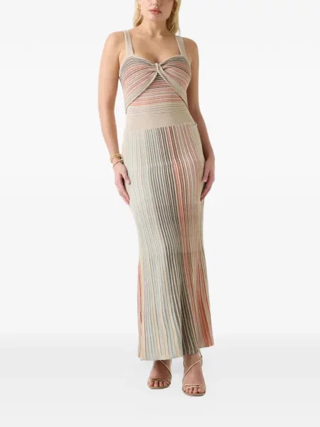 Rochie midi Guess cu dungi
